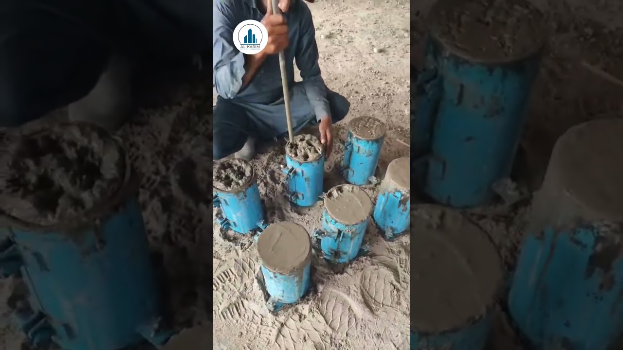 ''Concrete cylinder compressive strength testing'' #construction