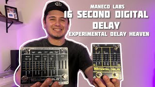 Video thumbnail for Maneco Labs 16 Second Delay Pedals | Experimental Delay Heaven by DeathCloud