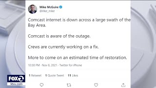 Comcast outage impacts Bay Area during strong storm