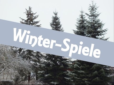Spiele und Spaß im Schnee