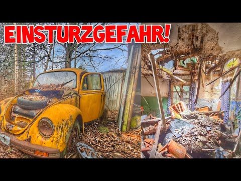 VW KÄFER am Lost Place gefunden! HAUS seit den 90ern verlassen / Zeitkapsel