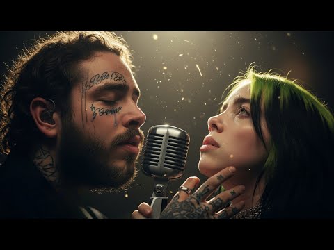 Post Malone ft. Billie Eilish – Flames of Desire (Lyrics Video)