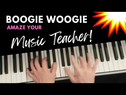 How to Easily Amaze Your Audience by Playing this Rockin' Boogie Woogie Piano Lick ! Piano Music