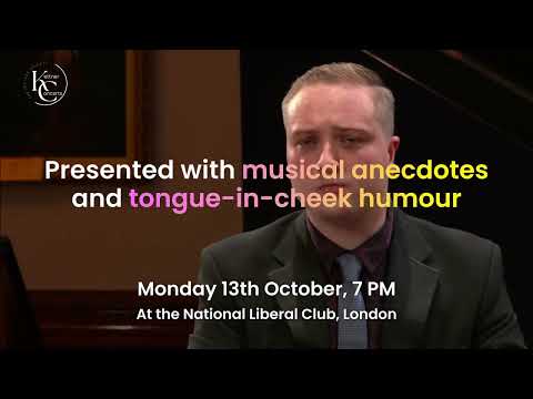 Tyler Hay - Vaudeville Virtuoso | Monday 13th October, 2025 | The National Liberal Club, London
