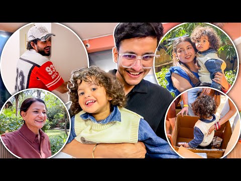 Finally back home aur Asher ka candy love 🥰 