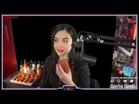Sasha Grey VOD 20/June/2022 - Hot Ones Challenge