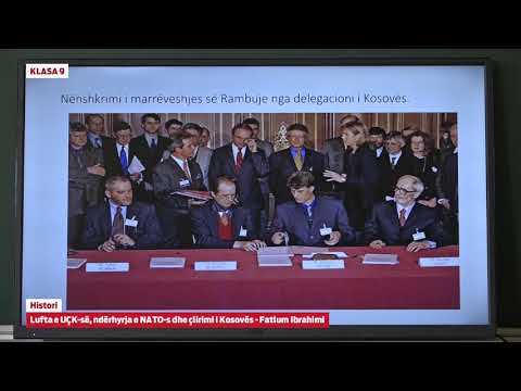 e Mesimi Klasa 9 - 9057 Histori - Lufta e UÇK-së, ndërhyrja e NATO-s dhe çlirimi i Kosovës