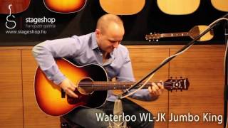 Video thumbnail for Waterloo WL-JK by Collings Jumbo King played by Bálint Gyémánt in Stageshop by Stageshop