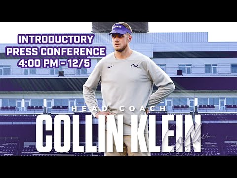 Kansas State Head Coach Collin Klein Introductory Press Conference