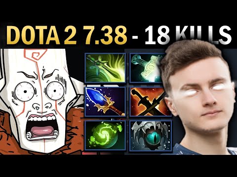 Juggernaut Gameplay Miracle with 18 Kills and Refresher - Dota 7.38