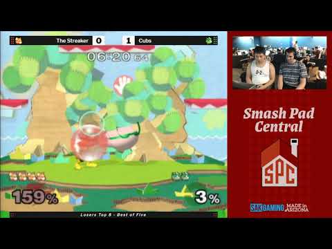 SPC 162 SSBM Losers Top 8 - Cubs (Jigglypuff) vs The Streaker aka Tai (Fox)