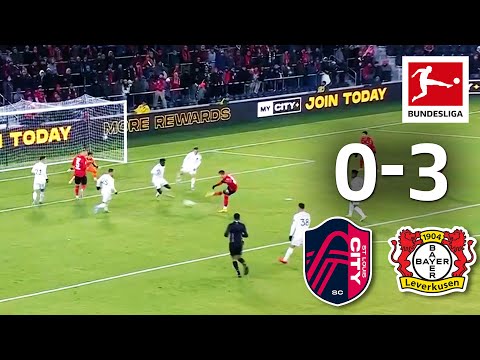 Adam Hložek With a Brace | St. Louis City vs. Bayer 04 Leverkusen 0-3 | Highlights