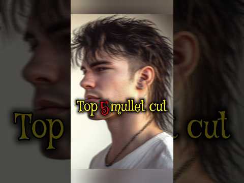 Top 5 mullet cut hairstyle in 2025 #haircut #hairstyle #mullet #viralshort #newjeans