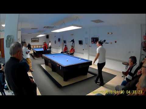 C.B. Mont-Roig(JM Prats) vs C.B.Tarragona(Vicente Martinez) Liga Catalana 3 Bandas