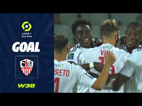 Goal Clément VIDAL (88' - ACA) AC AJACCIO - OLYMPIQUE DE MARSEILLE (1-0) 22/23