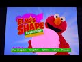 Sesame Street ELMO S SHAPE ADVENTURE DVD Menu Walkthrough