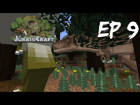 Unleashing Prehistoric Creatures in Minecraft JurassiCraft Ep 9: GONE MINING!!!