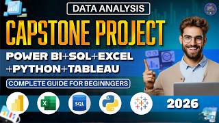 Power BI + SQL + Python + EXCEL +Tableau | Data Analysis Capstone Project | Complete Guide #powerbi
