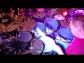 living Forever by Genesis drum cover. drumless track made with moisses.