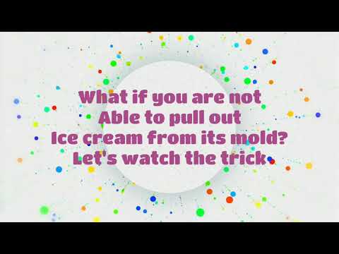 Tips and tricks with Kitty, watch out how to get a perfect ice cream shape with out breaking/melting