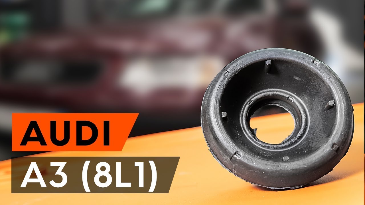 Cómo cambiar: copelas del amortiguador de la parte delantera - Audi A3 8L1 | Guía de sustitución