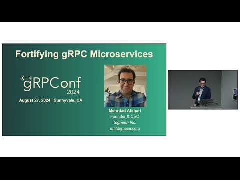 Fortifying gRPC Microservices: Beyond JWT with mTLS and SPIFFE | Mehrdad Afshari, Signeen