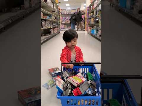 Kids love Walmart for toys, Izhan toys review #shortsfeed