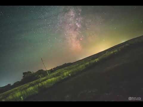 Earth rotation visualized by fixing the Milky Way