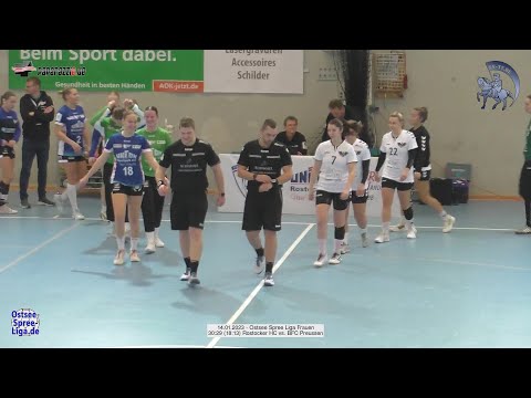 30:29 (18:13) Rostocker HC vs. BFC Preussen - 14.01.2023