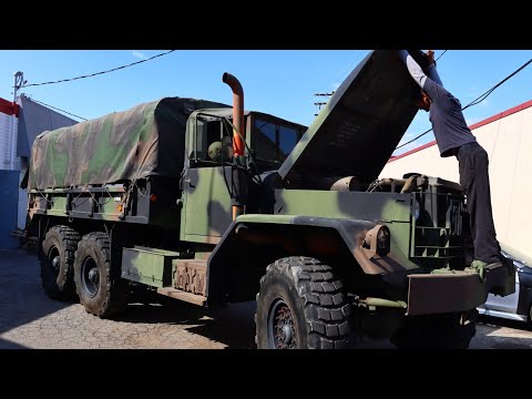 S2 E1 F.A.I.T.H.  1972 Deuce AM General M35 6X6 army truck 6 cylinder non turbo diesel engine