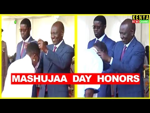 See the Kenyans that were Honored by Ruto during Mashujaa Day Celebrations 2025 in State House