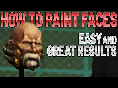 How to paint faces (with a beard) - Miniature Painting 101
