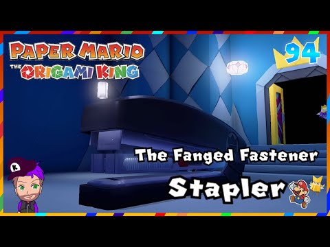 Stapler Boss Fight - Paper Mario: The Origami King #94