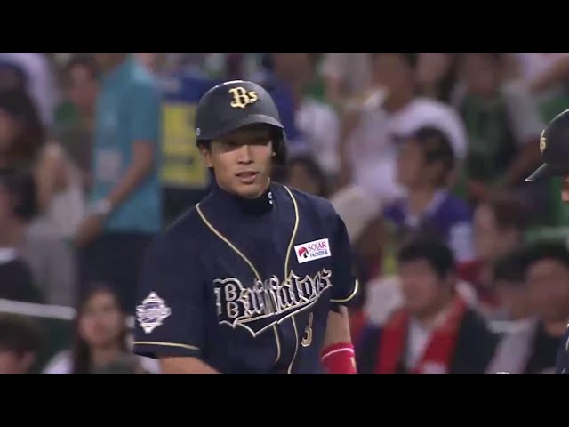 【パ・リーグ首位攻防】2回表 バファローズ 2アウト満塁から安達がセンター前2点タイムリーで追加点!! 2014/7/8 H-Bs