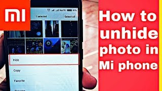 Unhide or View Hidden Files Folders or Albums Redmi Note 4 and All Xiaomi MI Phones