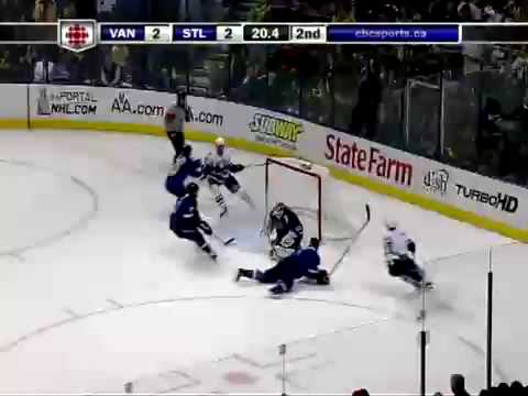 Vancouver Canucks @ St. Louis Blues 4/21/09 Game 4