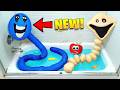 ROBLOX Slap Tower HUNGRY SNAKE VS BIG WORM Bath Party