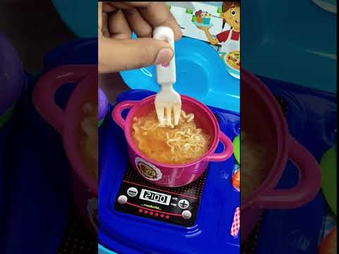 "Making Mini Noodles in My Tiny Kitchen 🍜| Satisfying ASMR Cooking" #food #cookwaressets #asmrsounds