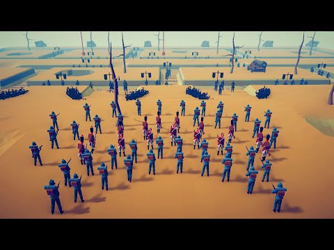 GERMAN ARMY vs 55x NAPOLEON ARMY - Totally Accurate Battle Simulator | TABS