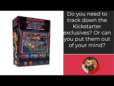 The Purge: # 2862 Streets of Steel: A look at the Kickstarter exclusives and the component upgrades