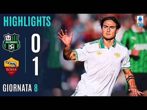 Video highlights della Sassuolo vs Roma (0 a 1) - Giornata 8 - Fantacalcio e fantamedie