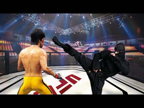 UFC 4 | Bruce Lee vs. Ninja | EA Sports | Lee Fight
