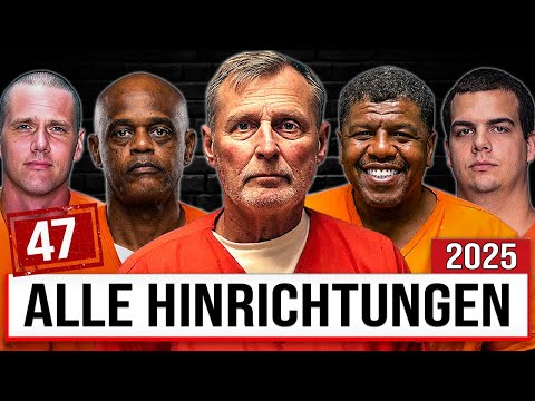 Alle Hinrichtungen in den USA im Jahr 2025 | Verbrechen, Letzte Mahlzeiten & Worte