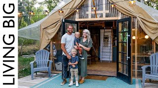 Back To Nature Living In A Beautiful Tiny House Tent