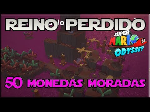 Super Mario Odyssey - Guia 100% - 50 Monedas Moradas - Reino Perdido - Español