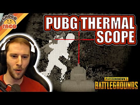 chocoTaco Tests PUBG Thermal Scope on Experimental Server - PUBG Gameplay