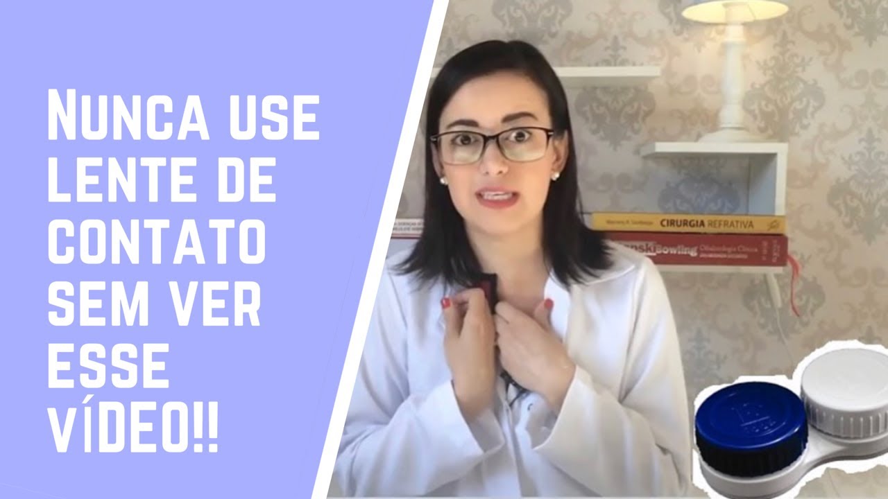 Nunca use lente de contato sem ver esse vídeo!
