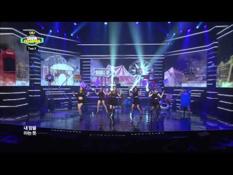 120828 SHOW CHAMPION 29회 TWO X - DOUBLE UP