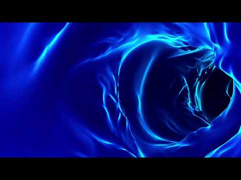 Hypnotic Blue Tunnel Abstract 4K UHD TV VJ Party Ambient Visual Background | No Sound