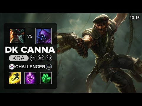 Canna GangPlank vs Jax Top - KR Challenger - Patch 13.16 Season 13